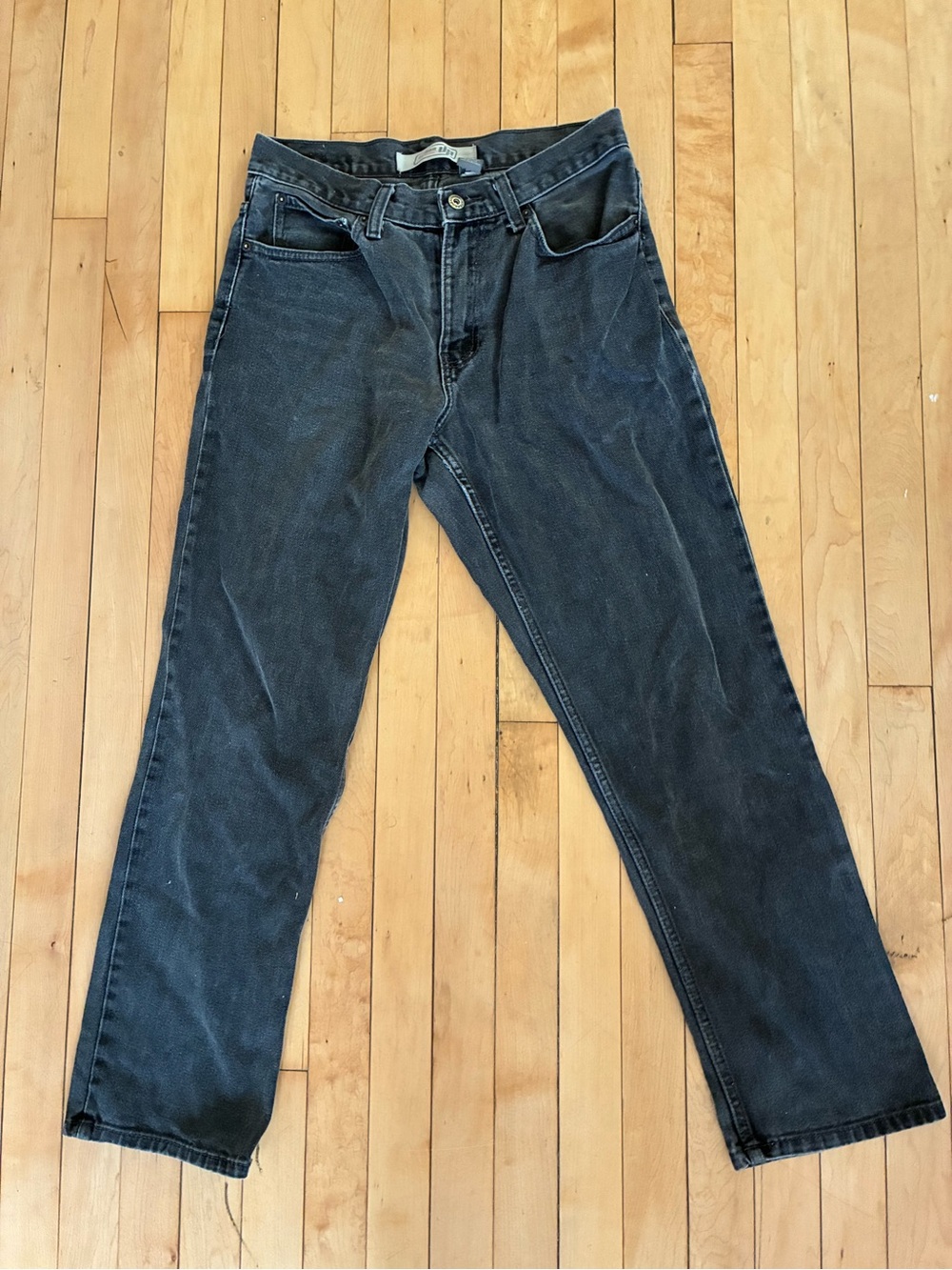 urban pipeline Women's Black Straight-Leg Jeans